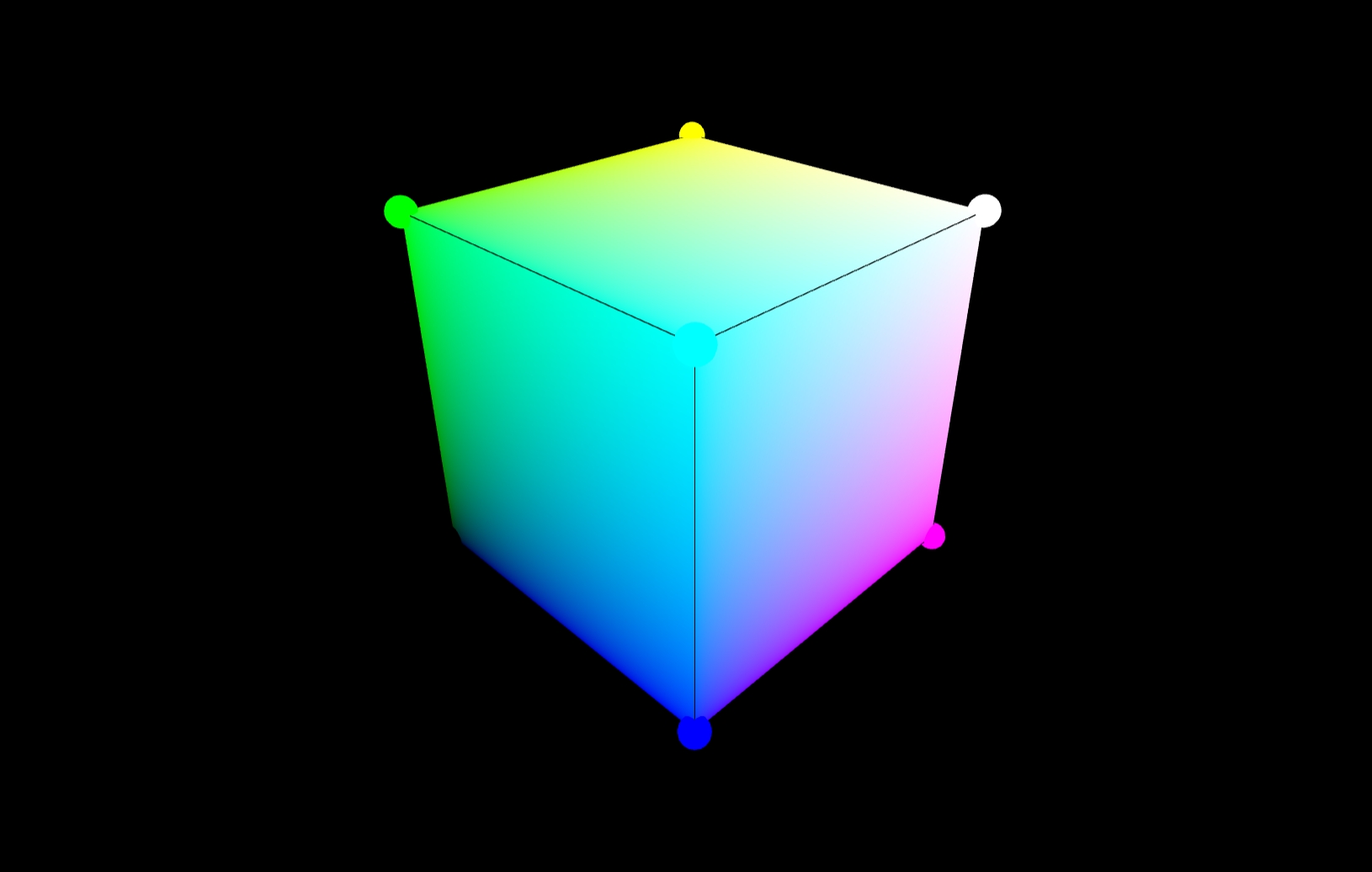 Cubo espectro de cores RGB preview